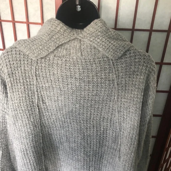 Free People Slouchy Oversized Wool Cowl Neck Sweater - Picture 9 of 9